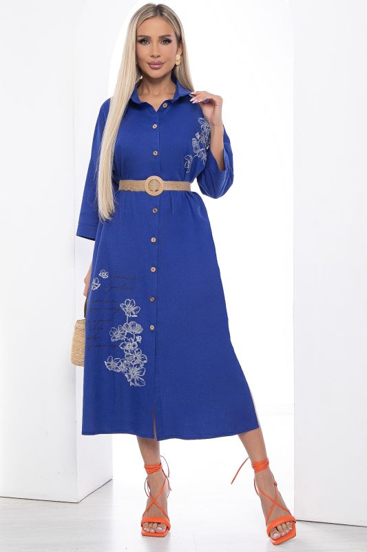 Dress "Miroslava" (blue) P8947