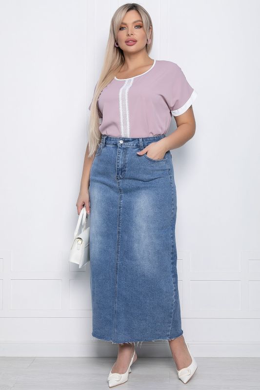 Denim skirt Matteo blue J10210