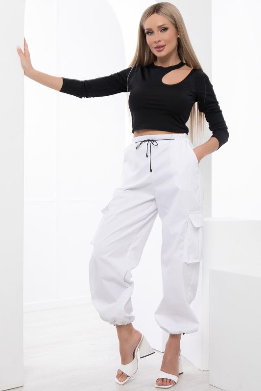 Cargo pants (white) B6031