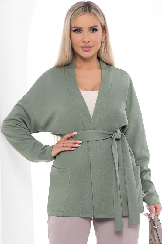 Cardigan "Annika" (olive) B9013