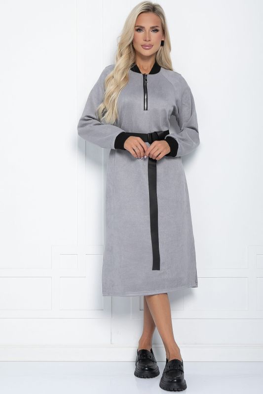 Elon dress (gray) P11234