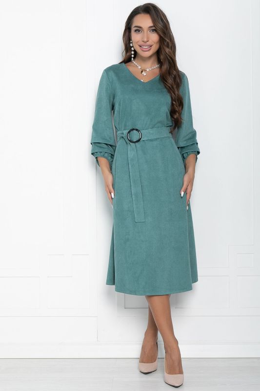 Dress Aglaya (green) P10919