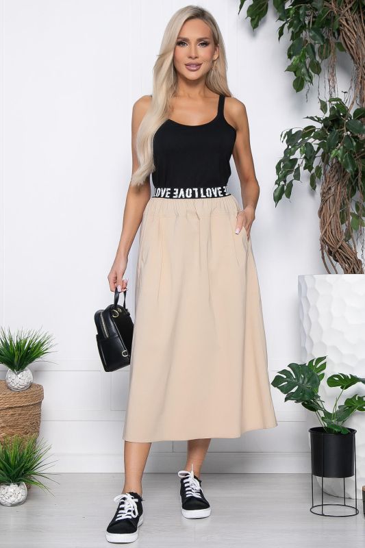 Skirt Love (beige) J10824