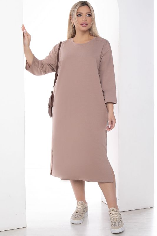 Dress "On sports" (beige) P9025