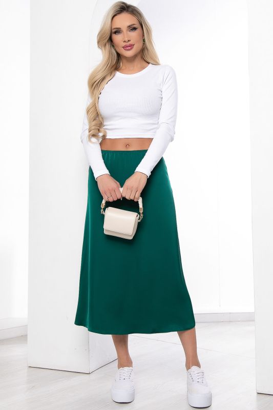 A-line skirt (emerald) U8634