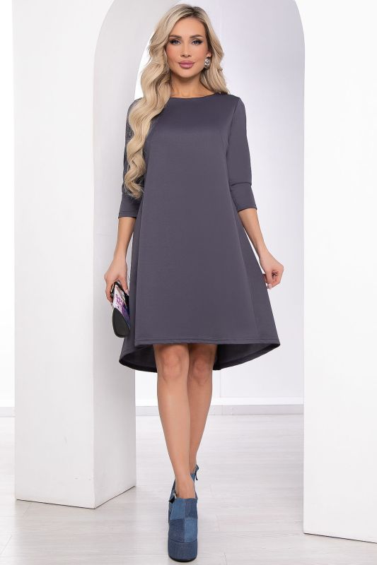 Dress "Lady Elegant" (graphite) P8447