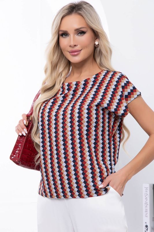 Blouse "Anticipation" (geometry) B7031