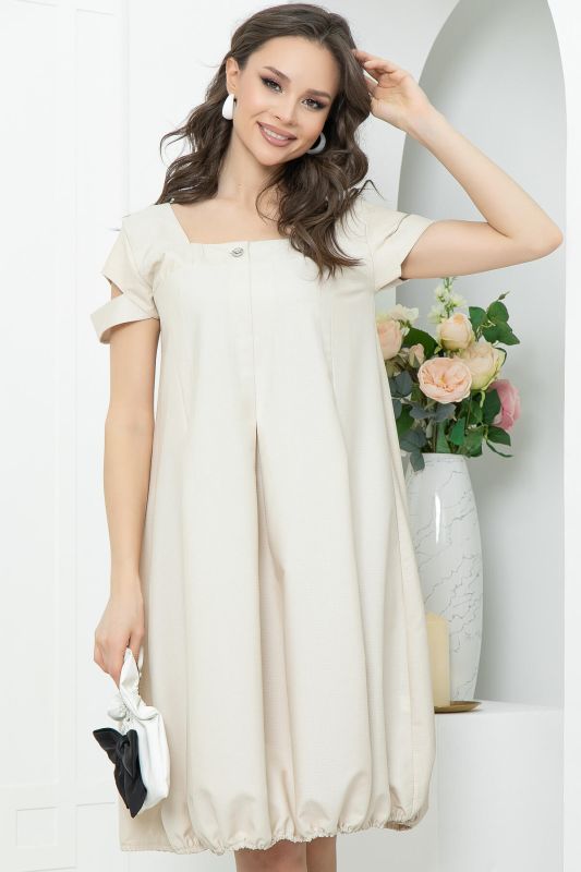 Dress "Italian" (ivory) P5434