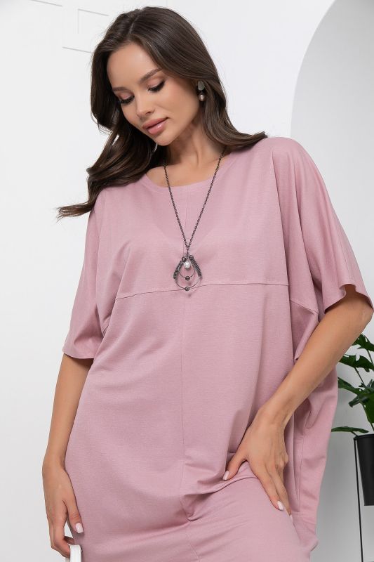 Cocoon dress (dusty rose) P6721