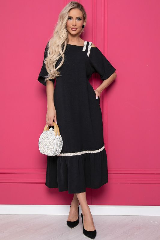 Dress "Hit of Summer" (black) P8806