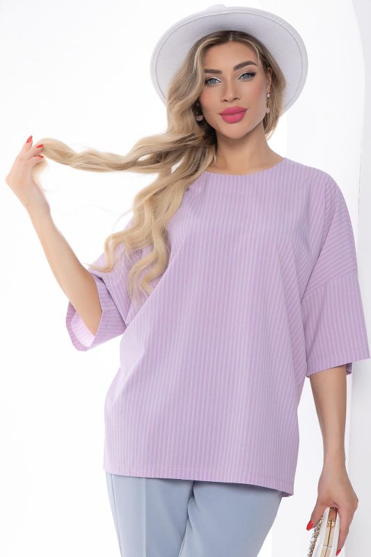 Blouse "Lola" (lilac) B8858