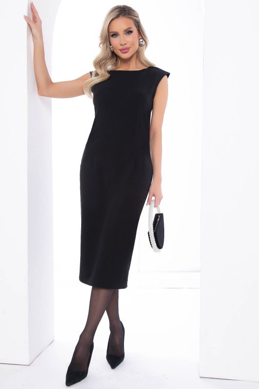 Sheath dress "Hollywood" (black) P8095