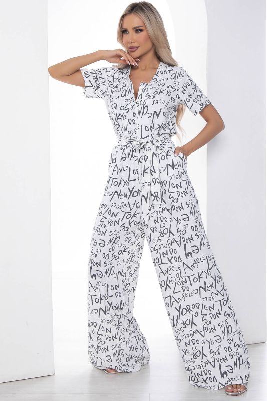 Jumpsuit Leon white K10074