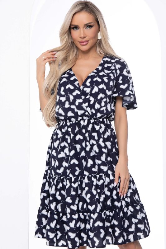 Dress "My Heart" (dark blue) P8758