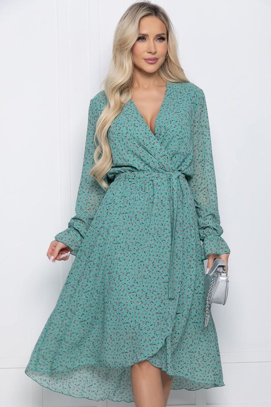 Dress "Spring mood" (light green) P10179