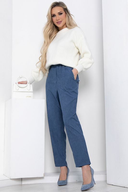 Trousers "Bertina" (blue) B8268