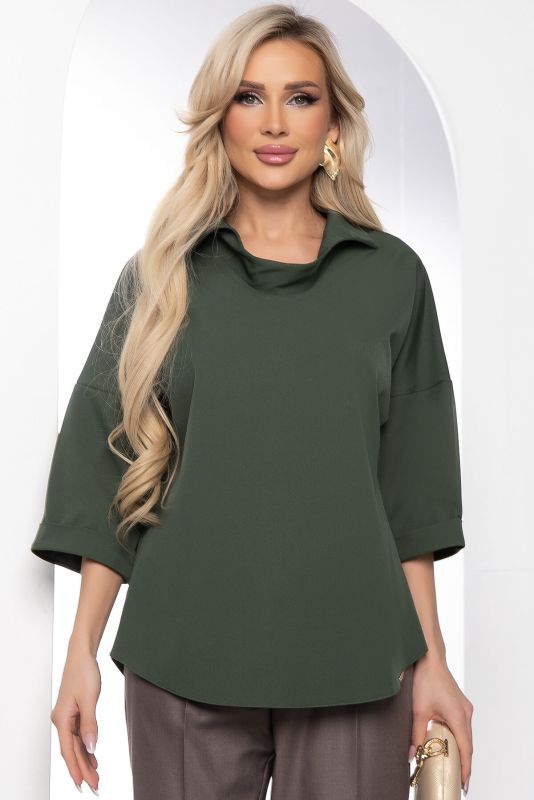 Blouse "Asta" (khaki) B8394