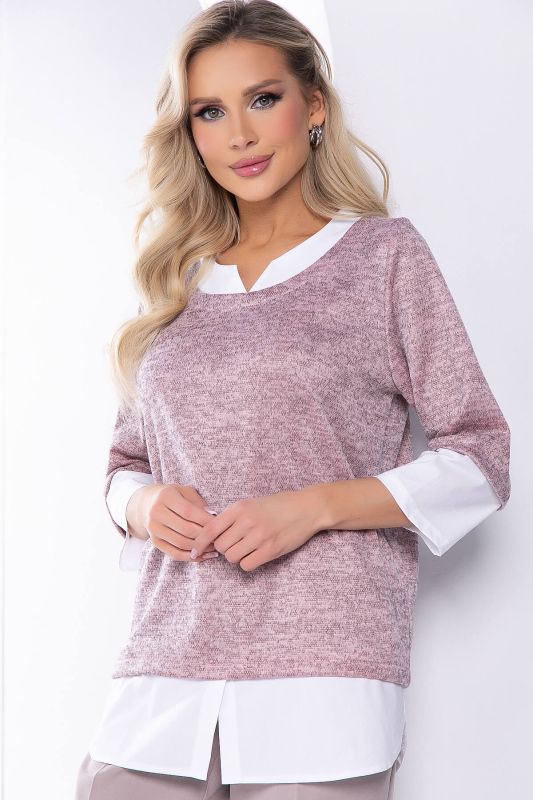 Jumper "Delicate accent" (pink dream) B8154