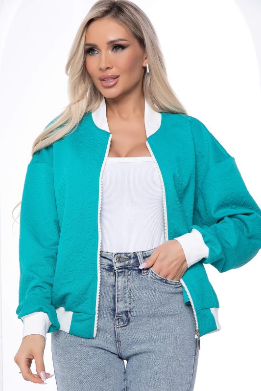 Bomber "Urban vibe" (turquoise) B8641