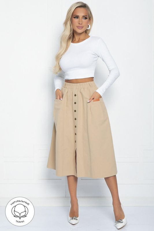 Getta skirt (beige) Y11183