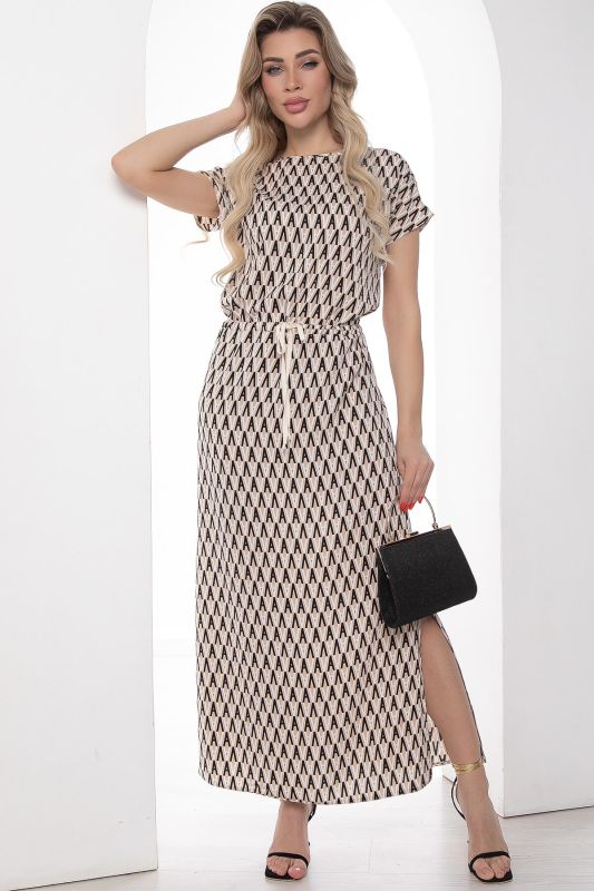 Dress "Mary" (beige) P10075