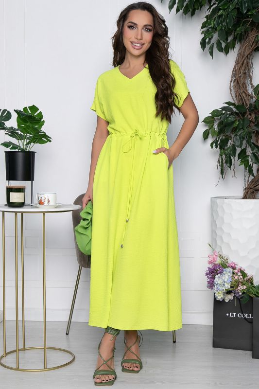 Dress Lina (bright lime) P10593