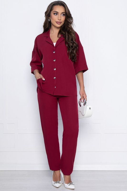 Suit Irwin (marsala) K10754