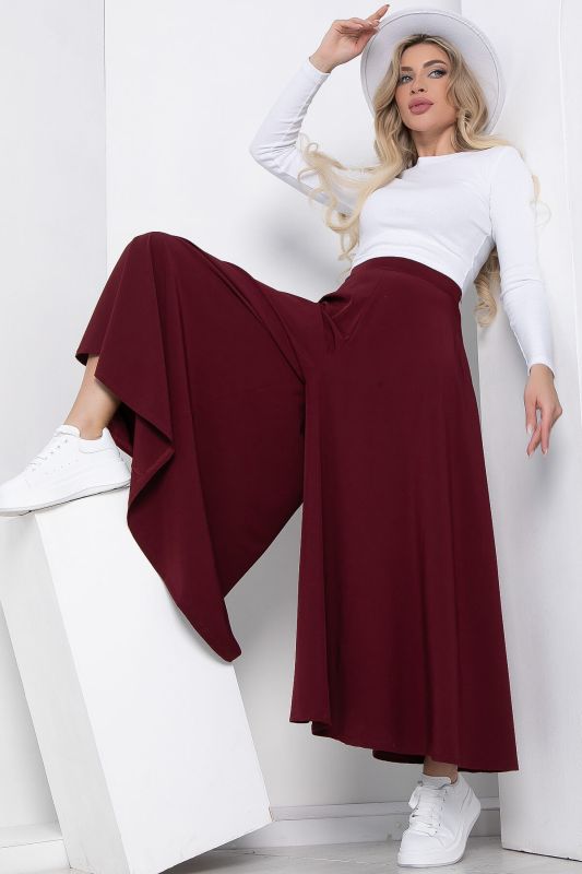 Pants "Camellia" (burgundy) B8660