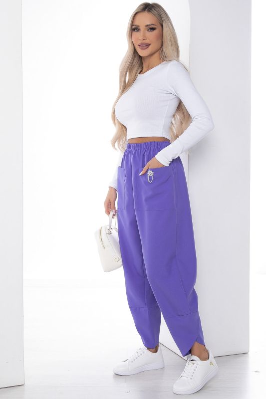 Boho trousers (lilac) B9088