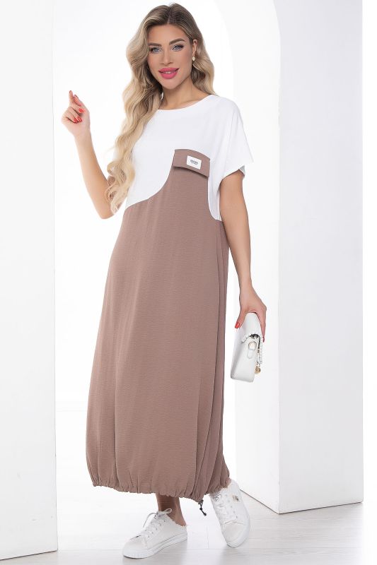 Dress "Sky" (coffee) P8930